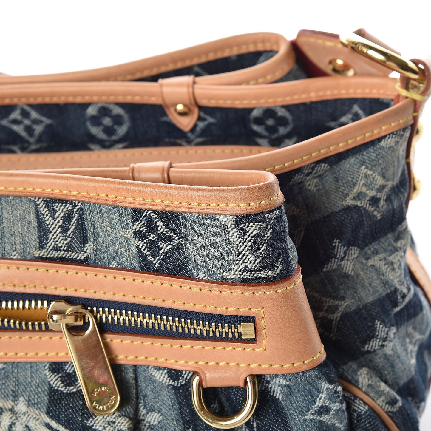 Denim Raye Porte Epaule MM