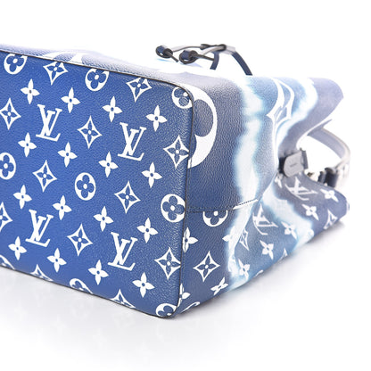Louis Vuitton Monogram Escale Neonoe MM Blue 10 of 10