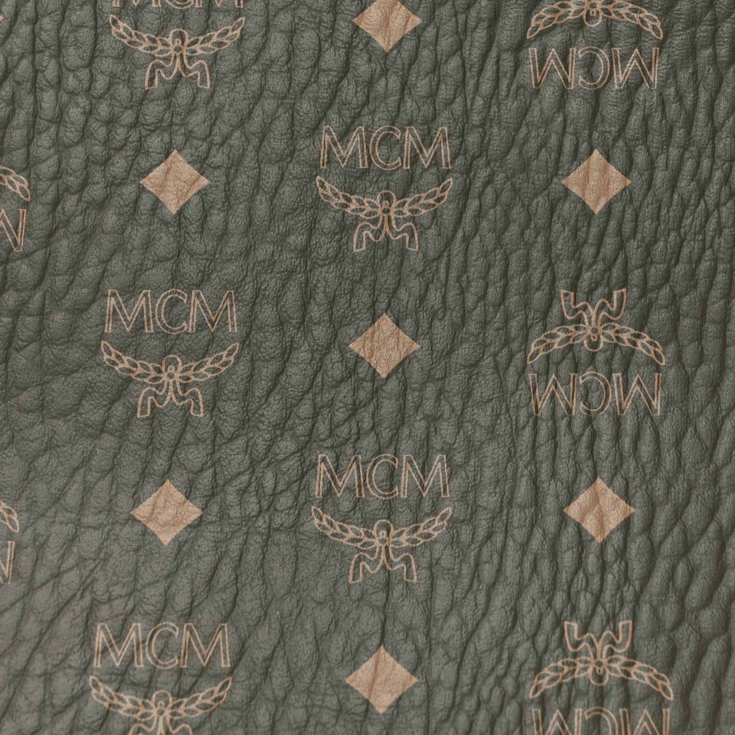 MCM Visetos Large Portuna Shopper Tote Sea Turtle 7 of 9