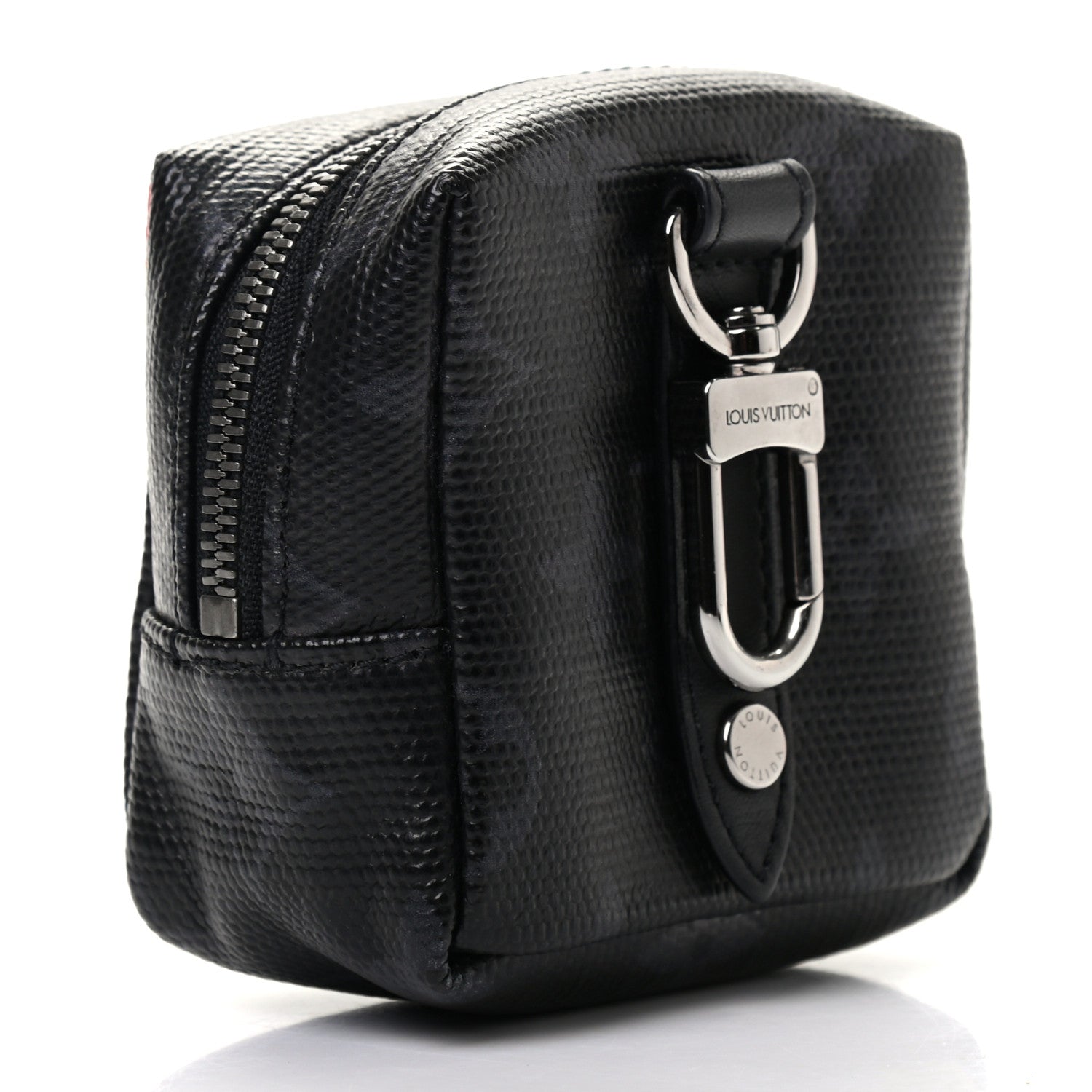 Louis Vuitton Monogram Eclipse Rainbow Box Pouch Bag Charm Key Ring 3 of 5