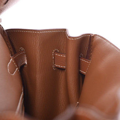 Hermes Natural Barenia Faubourg Birkin 35 Fauve 25 of 38