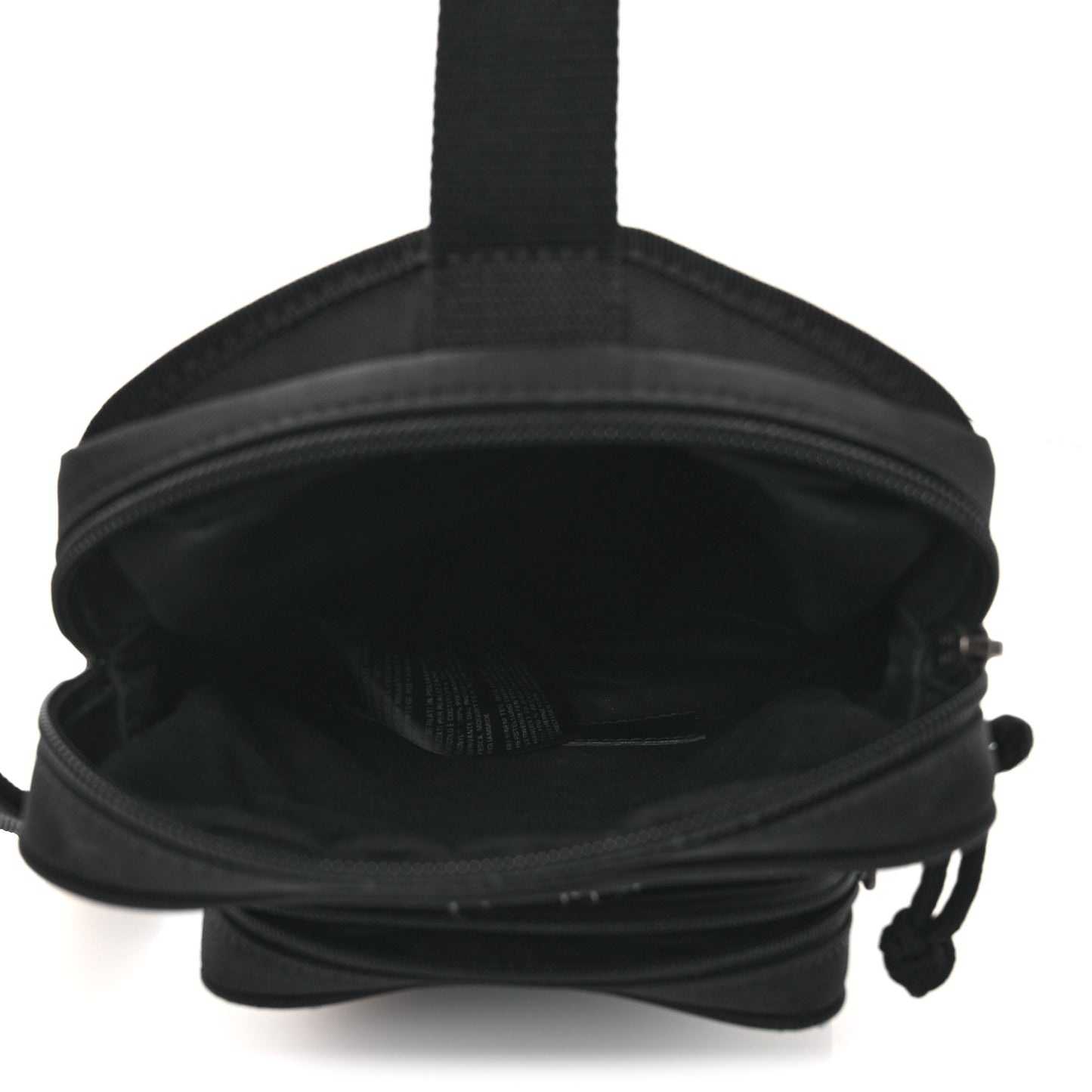 Nylon Logo Explorer Crossbody Messenger Bag Black