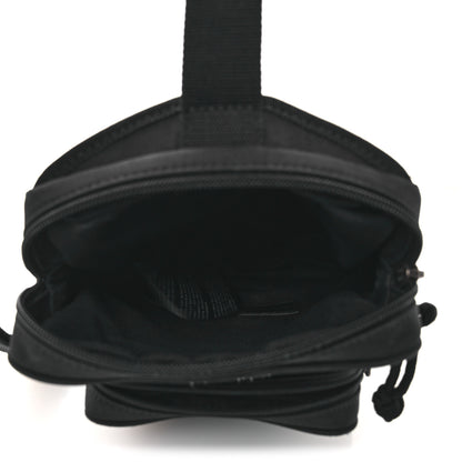 Balenciaga Nylon Logo Explorer Crossbody Messenger Bag Black 5 of 16