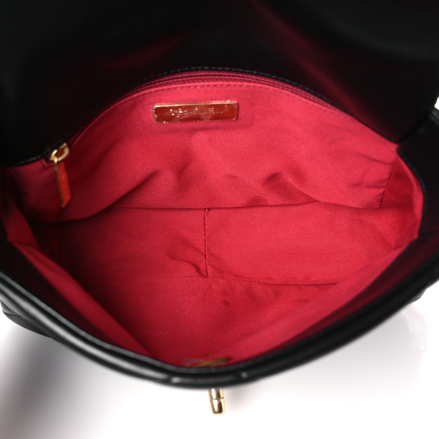 Chanel Lambskin Quilted Medium Chanel 19 Flap Black 5 of 12