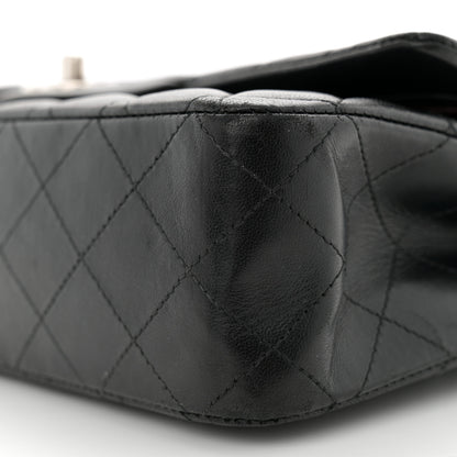 Chanel Lambskin Quilted Medium Double Flap Black 10 of 13