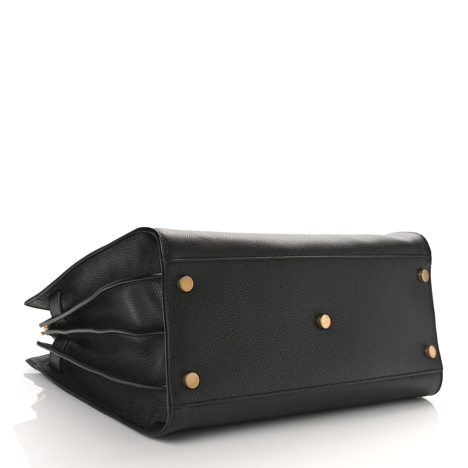 Saint Laurent Grained Calfskin Small Supple Sac De Jour Black 5 of 9