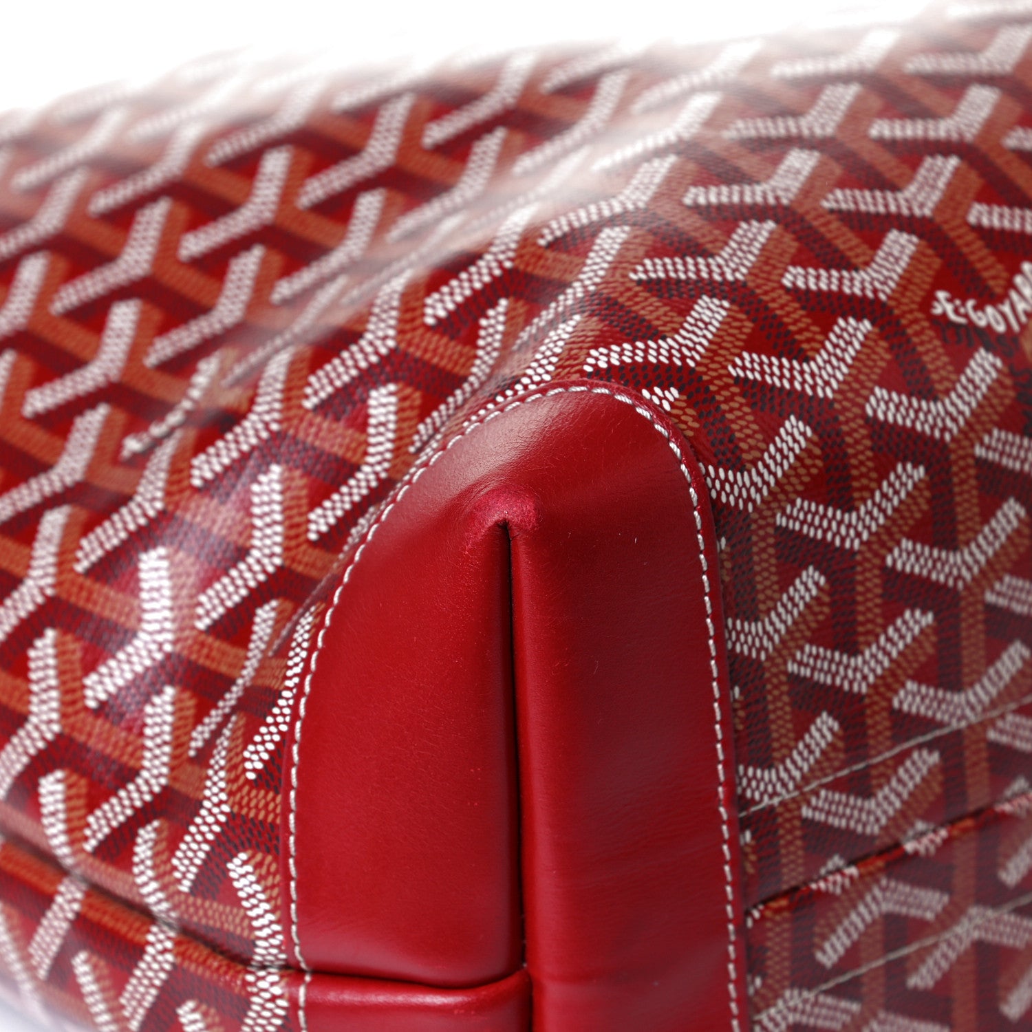 Goyard Goyardine Bellechasse PM Red 11 of 13