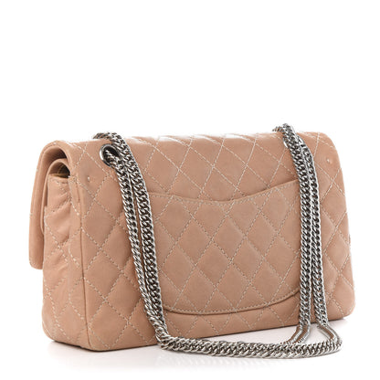 Chanel Washed Lambskin Quilted Medium Double Flap Bijoux Chain Pink 3 of 12
