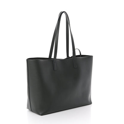 Saint Laurent Calfskin Large Shopping Tote Dark Green 2 of 8