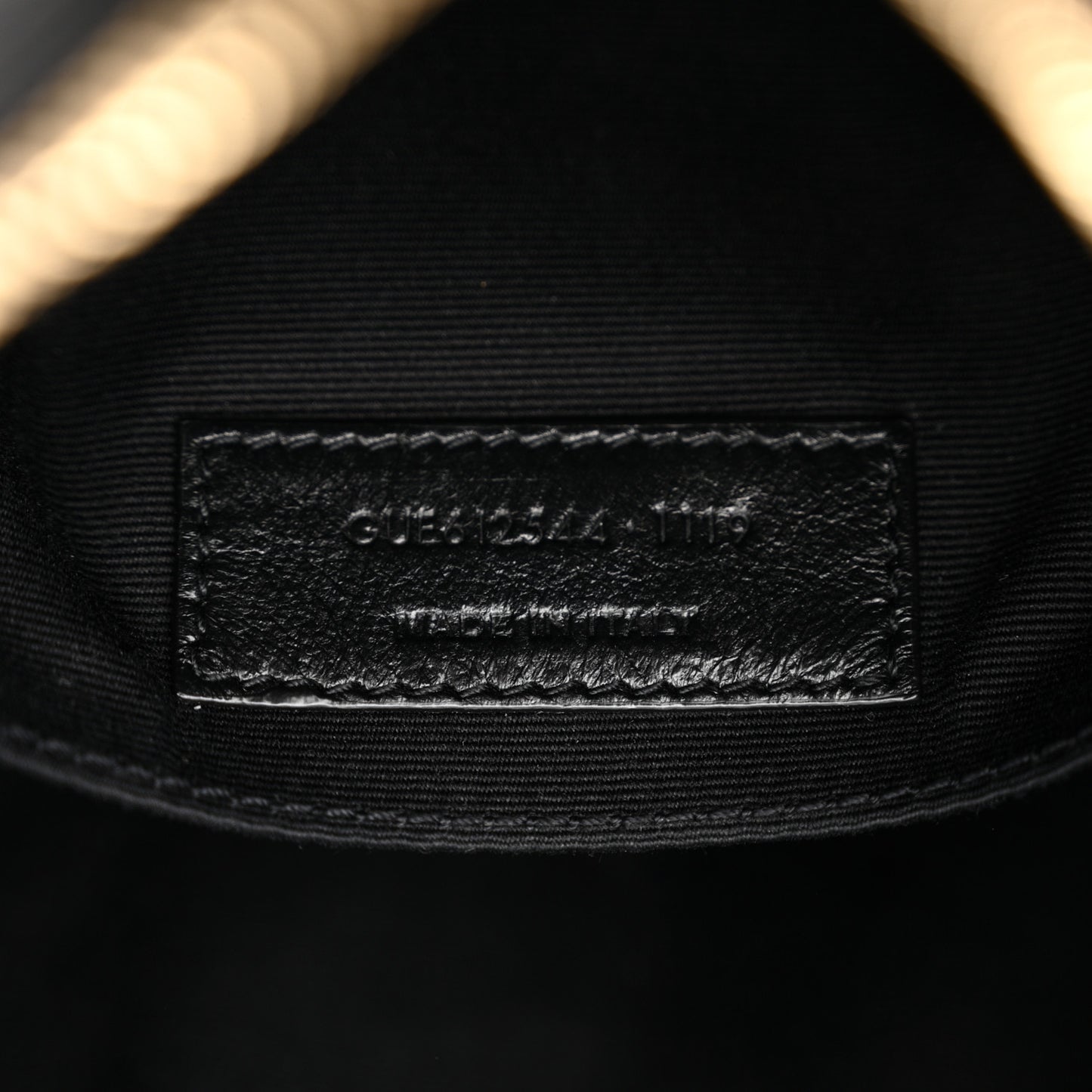 Calfskin Matelasse Monogram Lou Camera Bag Black
