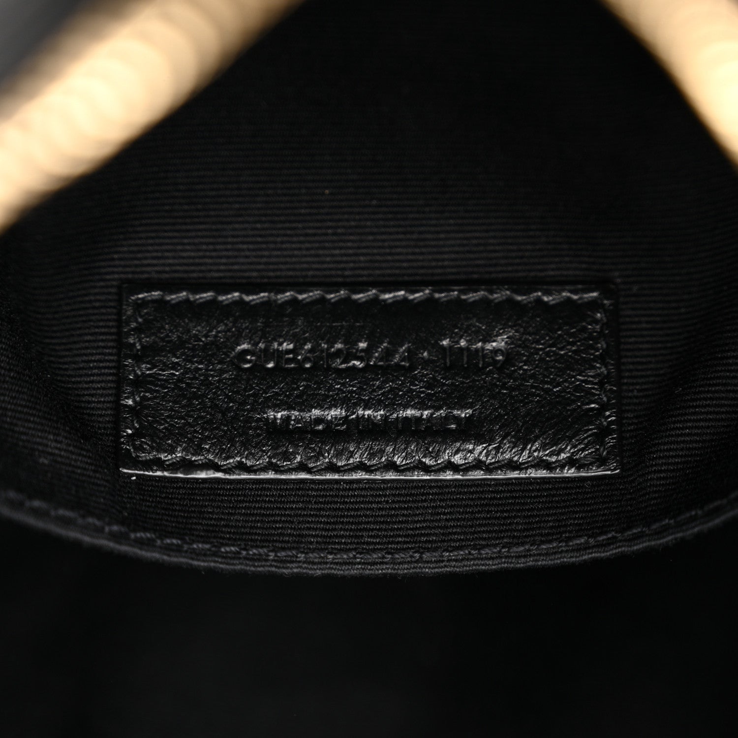 Saint Laurent Calfskin Matelasse Monogram Lou Camera Bag Black 7 of 14