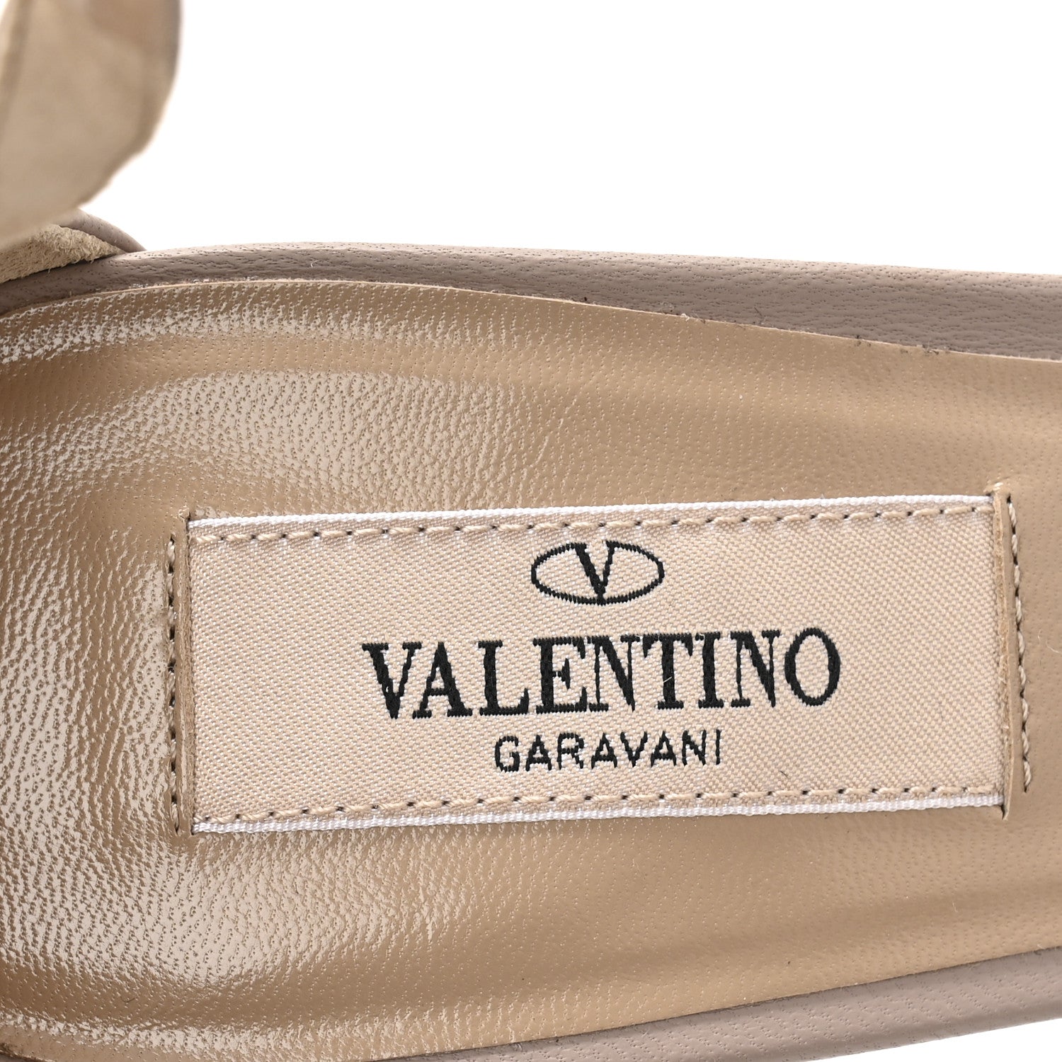 Valentino Garavani Patent Nappa Rockstud Ankle Wrap 100mm Pumps 40 Poudre 8 of 9