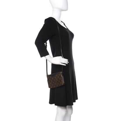 Louis Vuitton Monogram Pallas Crossbody Black 2 of 11