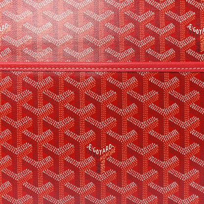 Goyard Goyardine Jouvence GM Toiletry Pouch Red 7 of 7