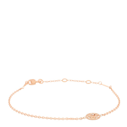Christian Dior 18K Rose Gold Diamond Rose Des Vents Bracelet 1 of 3