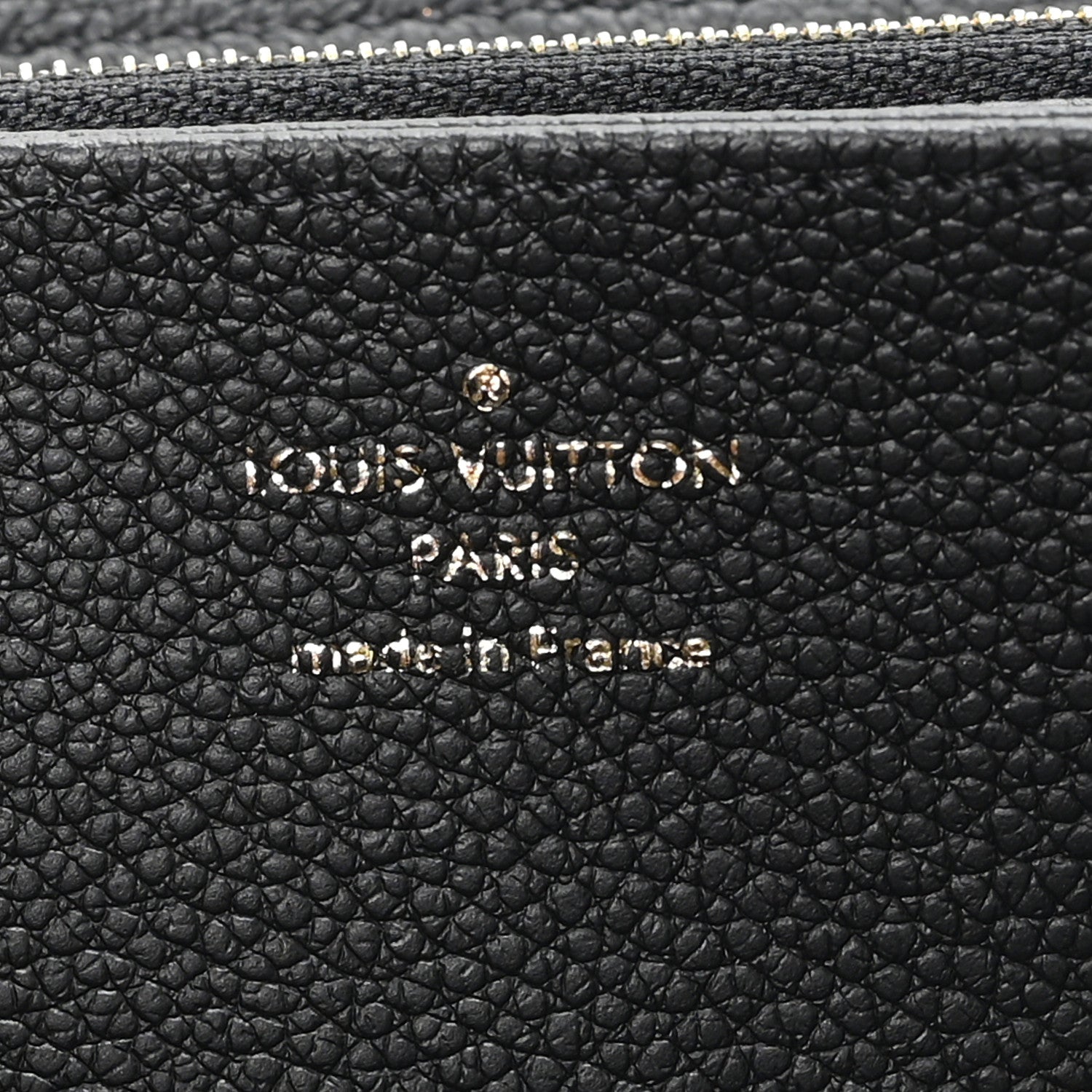 Louis Vuitton Empreinte Monogram Giant Zippy Wallet Black Beige 7 of 7