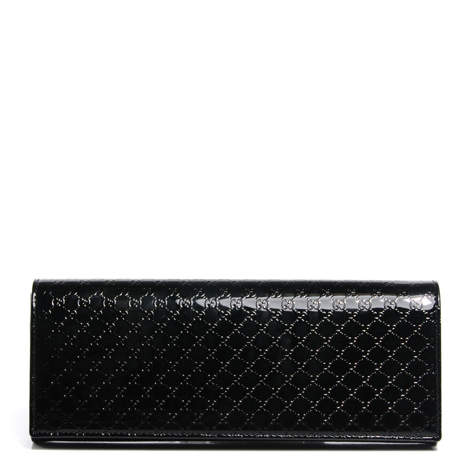 Gucci Patent Microguccissima Small Broadway Clutch Black 1 of 7