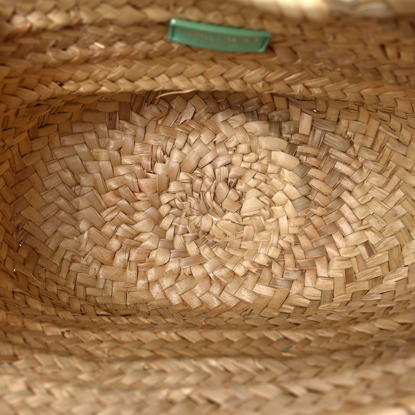 Raffia Small Macy Tote Natural Mint