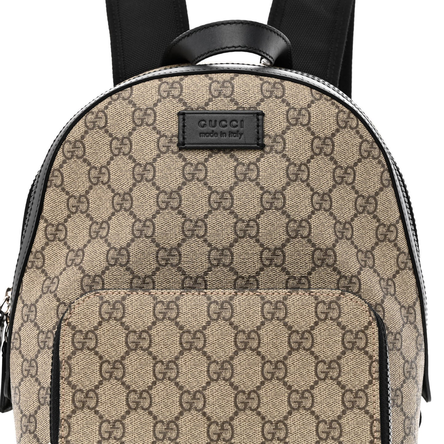GG Supreme Monogram Small Eden Day Backpack Black