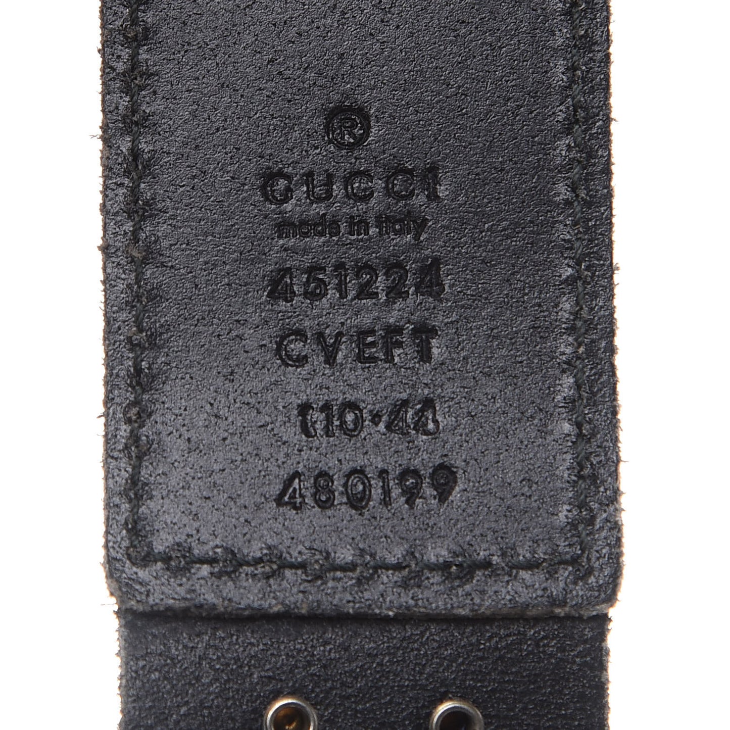 Calfskin Studded Feline Belt 110 44 Black