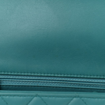 Chanel Lambskin Quilted Mini Rectangular Flap Turquoise 13 of 13