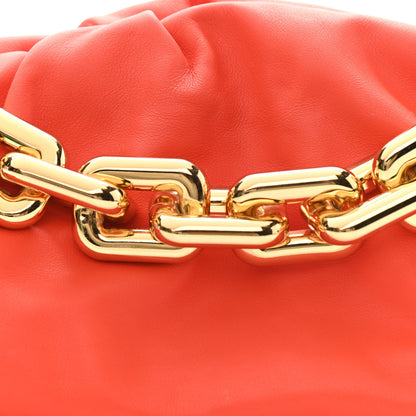 Bottega Veneta Calfskin The Pouch Chain Orange 8 of 11