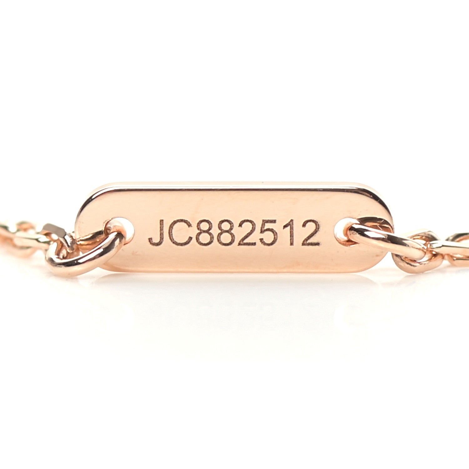 Van Cleef & Arpels 18K Rose Gold Carnelian Sweet Alhambra Pendant Necklace 4 of 6