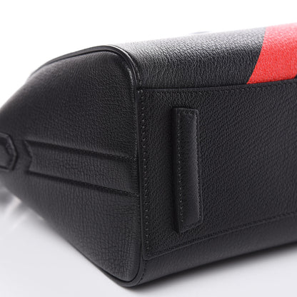Givenchy Sugar Goatskin Striped Mini Antigona Black 8 of 9