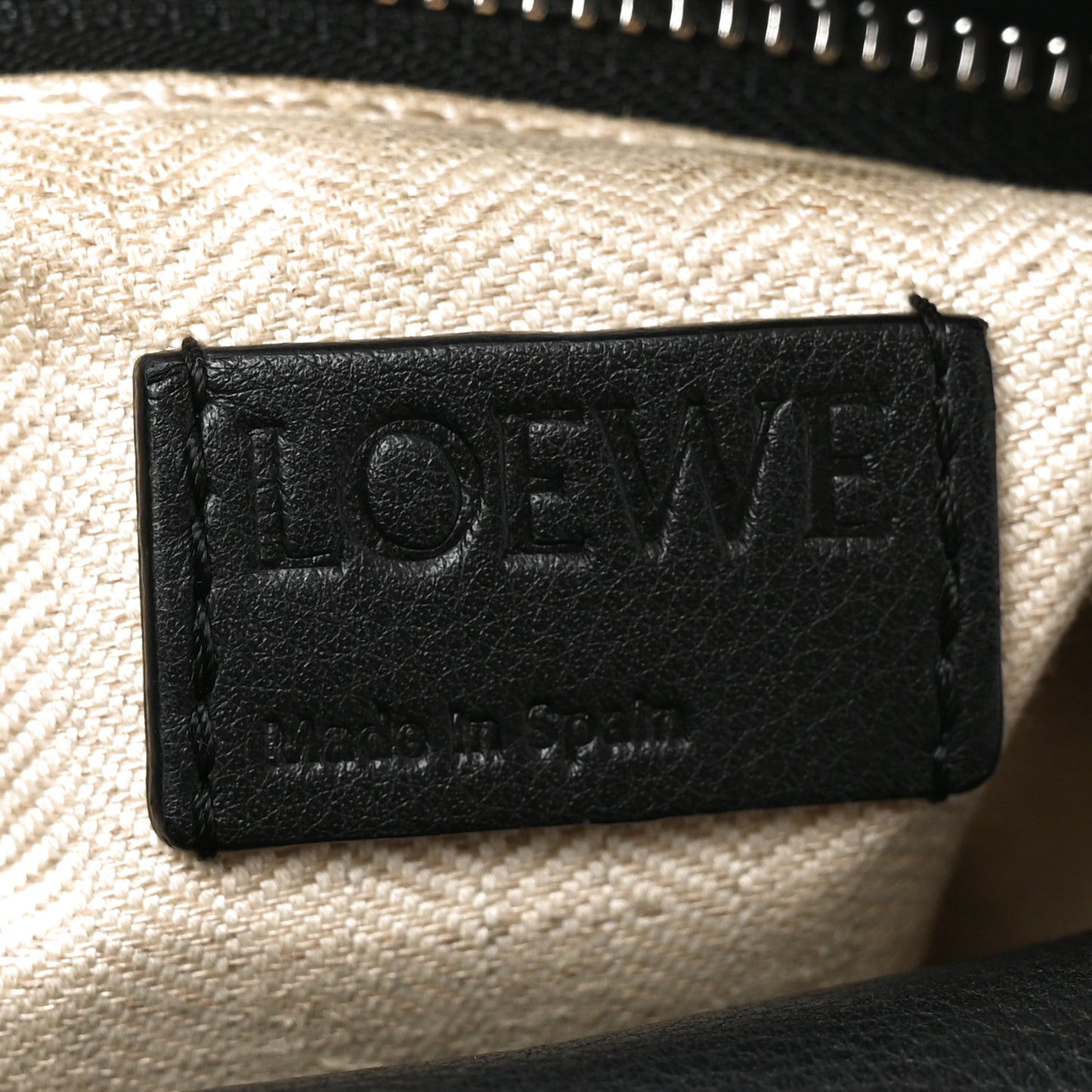 Calfskin Small Puzzle Bag Black