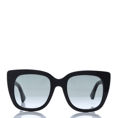 Gucci Cat Eye GG0163S Sunglasses Black 2 of 8