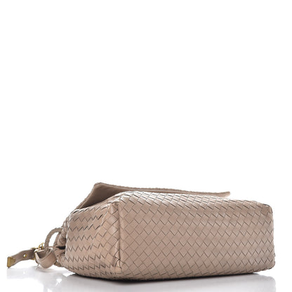 Bottega Veneta Nappa Intrecciato Flap Shoulder Bag Limo 4 of 8