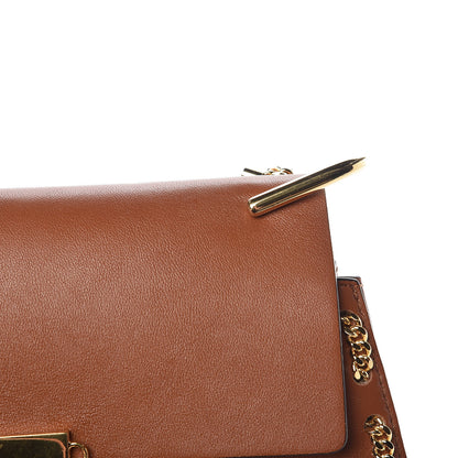 Chloe Calfskin Drew Chain Shoulder Bag Tobacco 11 of 15