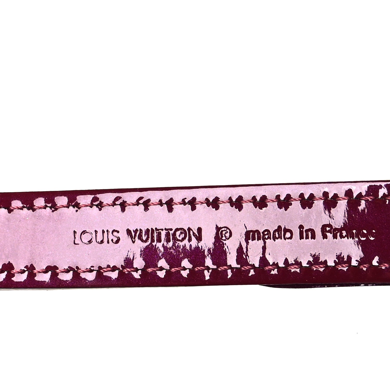 Louis Vuitton Vernis 16mm Adjustable Shoulder Strap Magenta 4 of 4