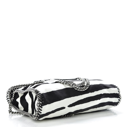 Stella McCartney Linen Zebra Falabella Fold Over Tote 5 of 11