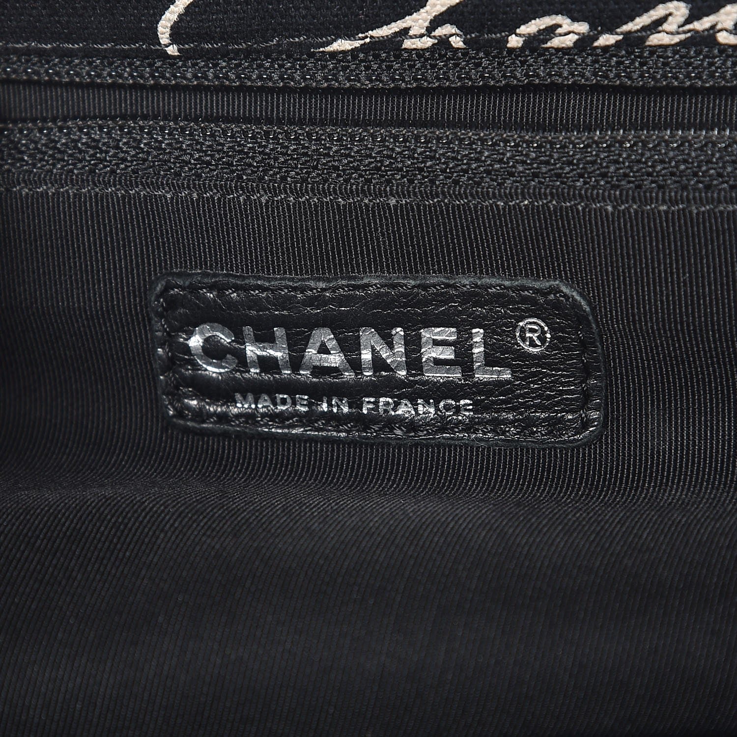 Chanel Canvas Camellia Flower Tote Black 6 of 7
