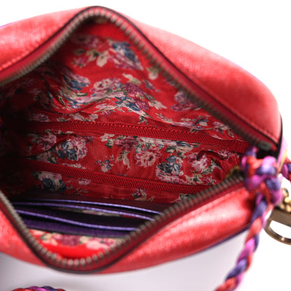 Gucci Laminated Nappa Trapuntata Mini Zumi Shoulder Bag Rosso Fuxia Bizantin 5 of 10