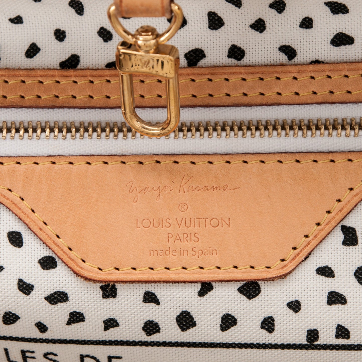 Monogram Kusama Waves Neverfull MM White