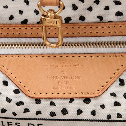 Louis Vuitton Monogram Kusama Waves Neverfull MM White 6 of 8