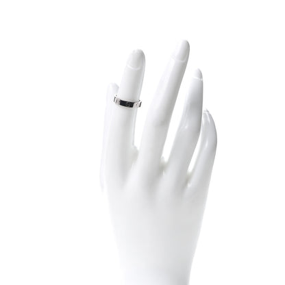 Cartier 18K White Gold 3.5mm LOVE Wedding Band Ring 47 4 2 of 4
