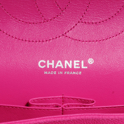 Chanel Iridescent Caviar Jumbo Double Flap Hot Pink 6 of 8