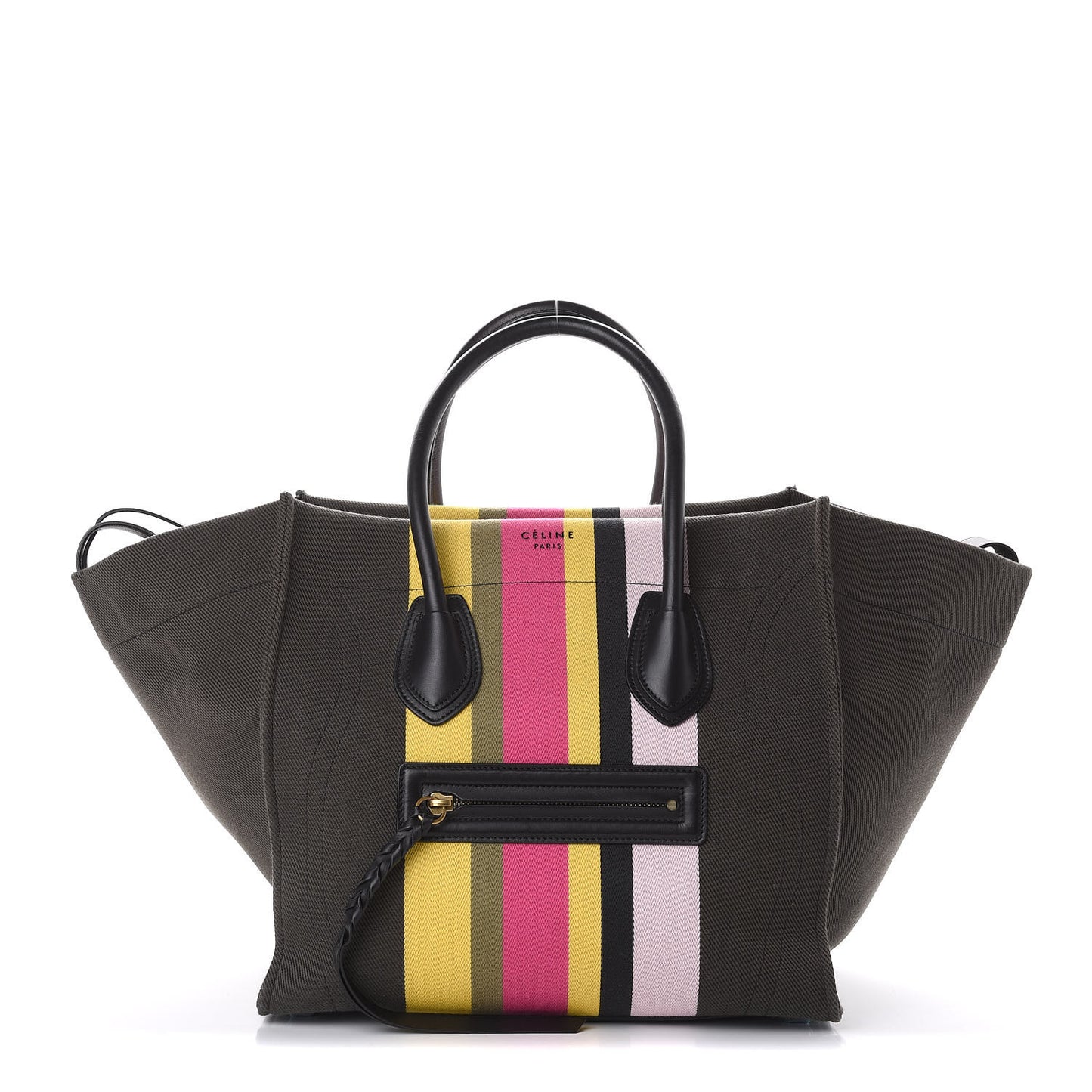 Canvas Striped Medium Phantom Luggage Multicolor