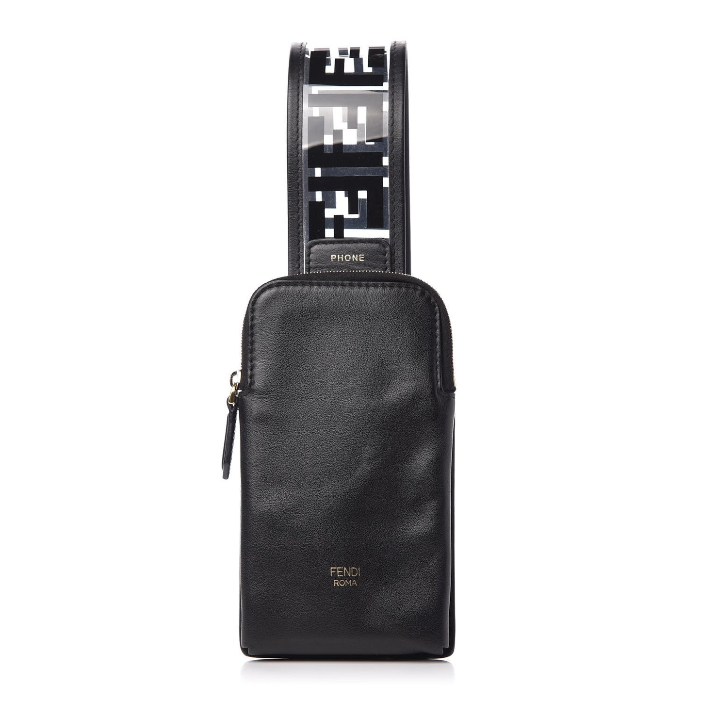 TPU FF Vitello Grace Cell Pocket Strap You Black