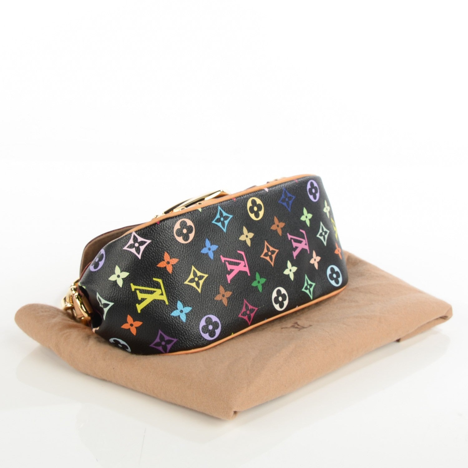 Louis Vuitton Monogram Multicolor Marilyn Black 4 of 7