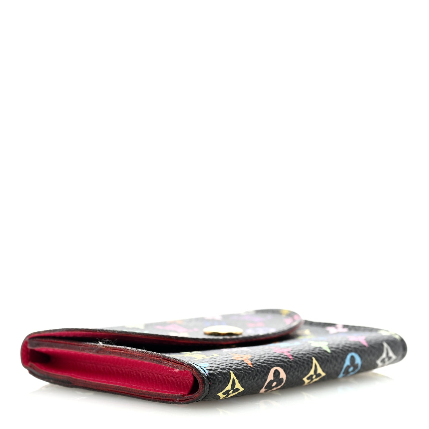 Monogram Multicolor Business Card Holder Black Grenade