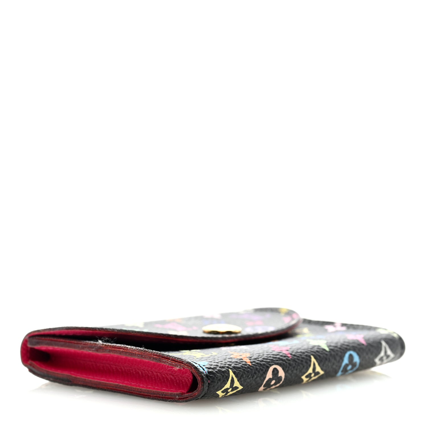 Louis Vuitton Monogram Multicolor Business Card Holder Black Grenade 4 of 6