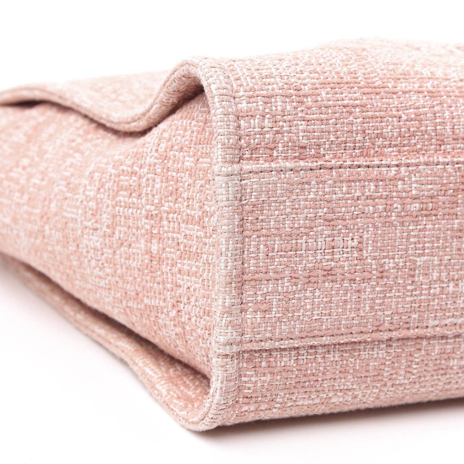 Chanel Canvas Deauville Small Tote Pink 8 of 9