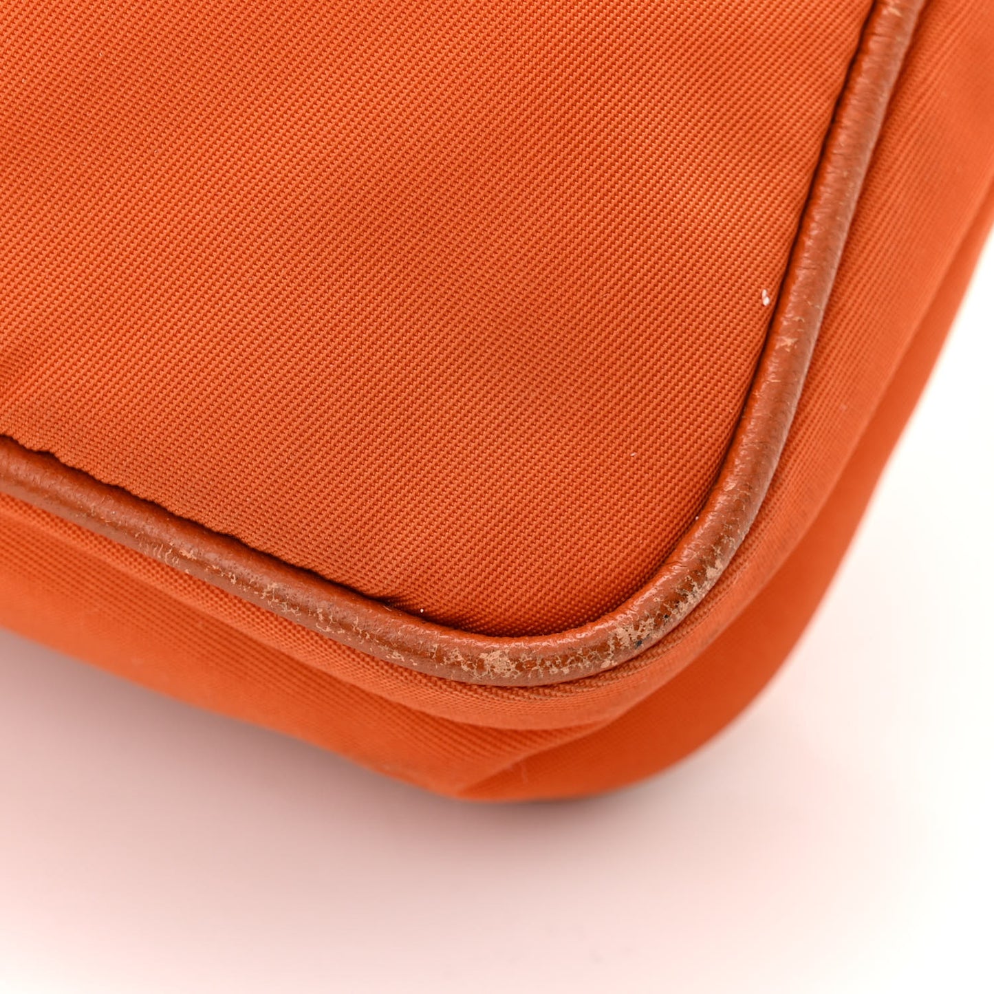 Tessuto Nylon Saffiano Crossbody Bag Papaya