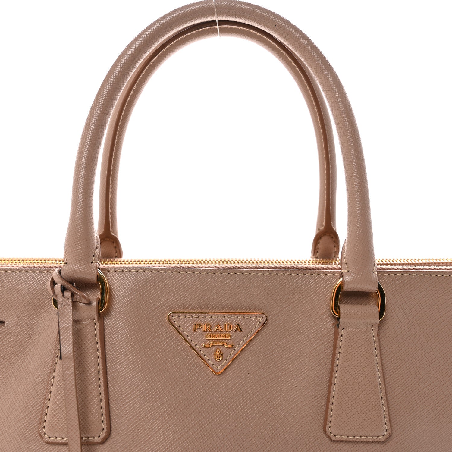 Prada Saffiano Large Galleria Double Zip Tote Cammeo 7 of 9