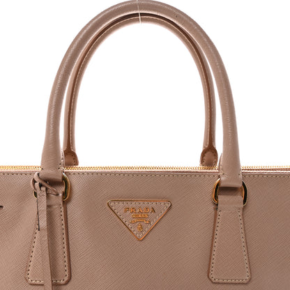 Prada Saffiano Large Galleria Double Zip Tote Cammeo 7 of 9