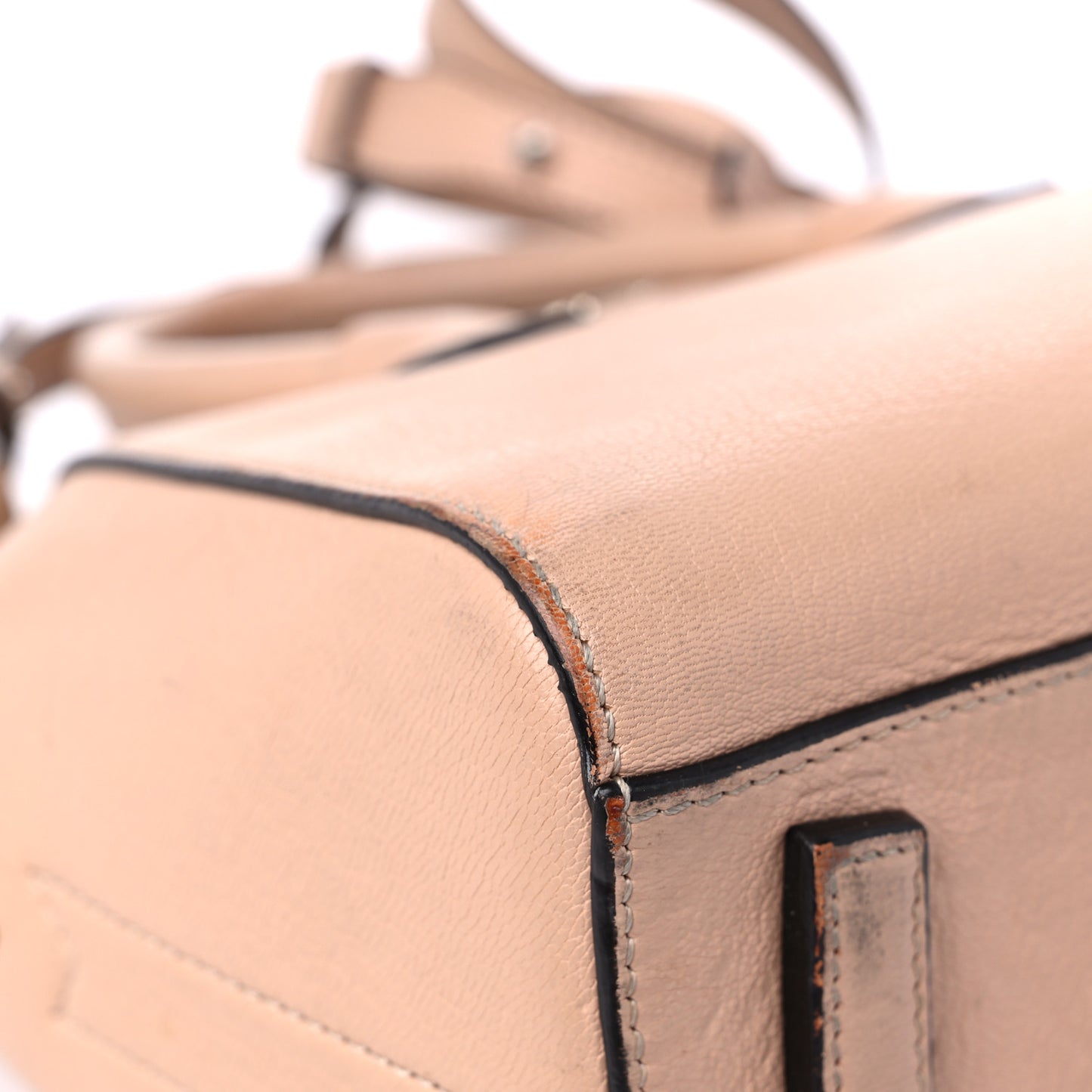 Sugar Goatskin Mini Antigona Powder